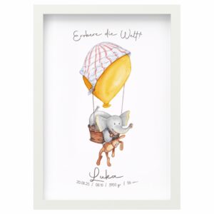 <strong>EROBERE DIE WELT</strong> <br>Personalisiertes Wandbild