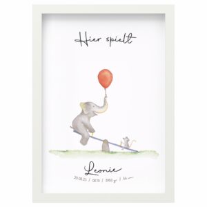 <strong>HIER SPIELT...</strong> <br>Personalisiertes Wandbild