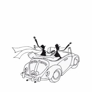 <strong>JUST MARRIED</strong> <br>Fine Art Print